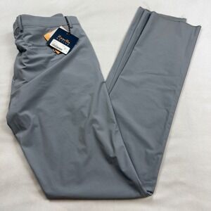 Zanella Active Noah Performance Trousers Gray Stretch Pants 62285 34 Mens NEW